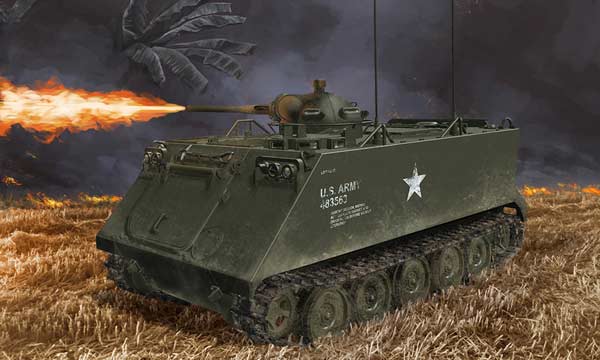 militaire Dragon Lance‐Flammes Blind&eacute; M132