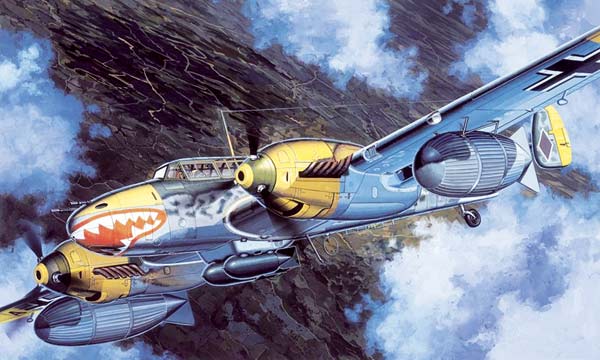 avion Dragon Meserschmitt Bf110D-3