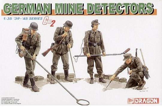 militaire Dragon Detecteurs de mines Allemands
