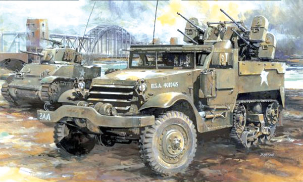 militaire Dragon M16 Multiple Gun Motor Carriage