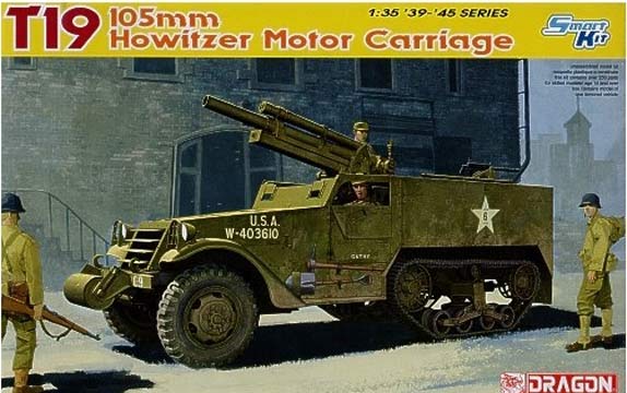 militaire Dragon T19 105mm Howitzer Mot. Carr.   