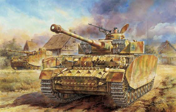 militaire Dragon Panzer IV Ausf.H Prod. Tardive
