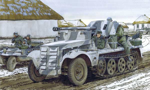 militaire Dragon 5cm PaK 38 auf Zugkraftwagen 1t