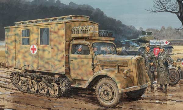 militaire Dragon Sd.Kfz.3 Maultier Ambulance