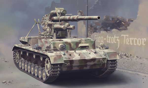 militaire Dragon 88mm FlaK auf Panzer IV Ausf.H