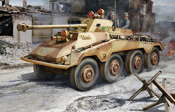 militaire Dragon Sd.Kfz.234/4 Viseurs infra-rouge