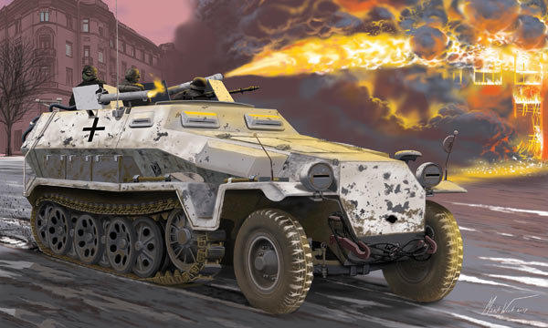 militaire Dragon Sd.Kfz.251/16 Flammpanzer