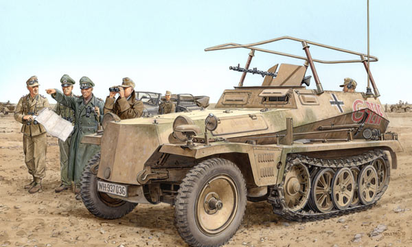 militaire Dragon Sd.Kfz.250/3 Greif 2in1