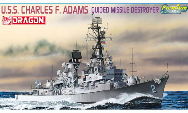 bateau Dragon USS Charles F. Adams DDG-2