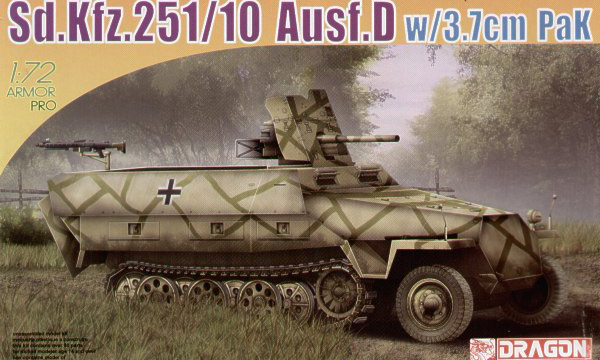 militaire Dragon Sd.Kfz.251/10 Ausf.D 3,7cm PaK