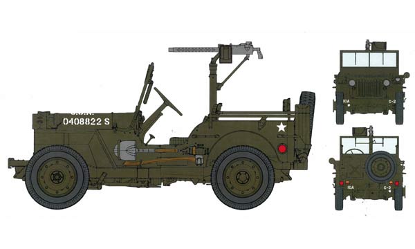 militaire Dragon 1/4 Ton 4x4 Truck 