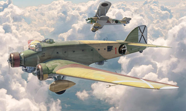 avion Italeri S.M. 81 Pipistrello