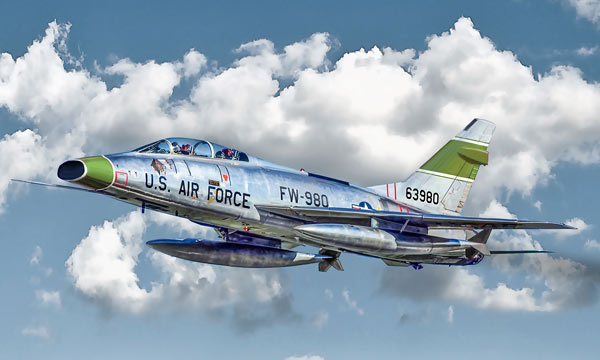 avion Italeri F-100F Super Sabre