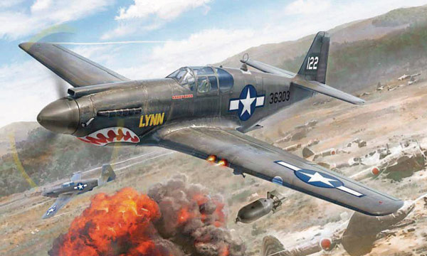 avion Italeri P-51A Mustang