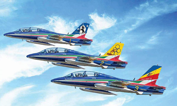 avion Italeri Coffret MB 339 Frecce Tricolori