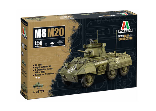 militaire Italeri M8/M20 Greyhound 