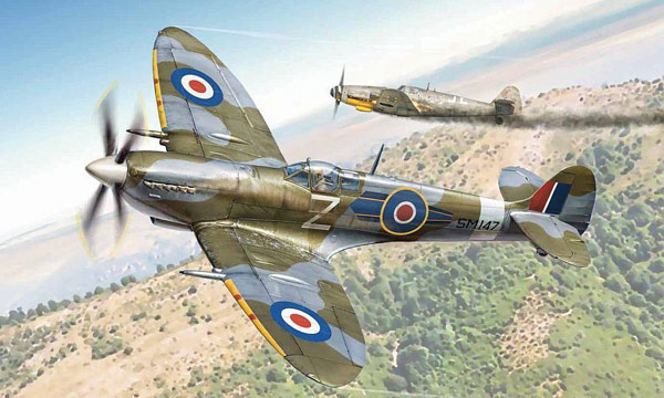 avion Italeri Spitfire  mk IX