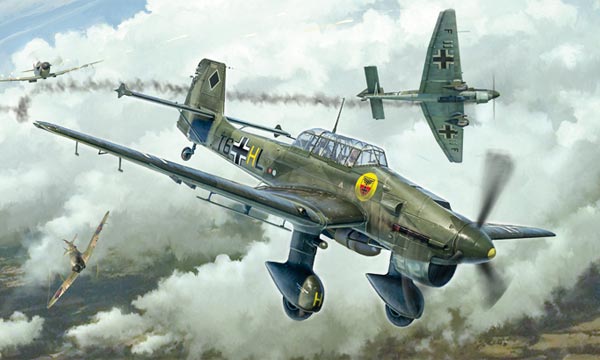 avion Italeri Junkers Ju87B Stuka