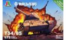 militaire Italeri T-34/85 World of Tanks 1/72 militaire Italeri T-34/85 World of Tanks 1/72