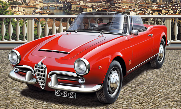 voiture Italeri Giulietta Spider 1600