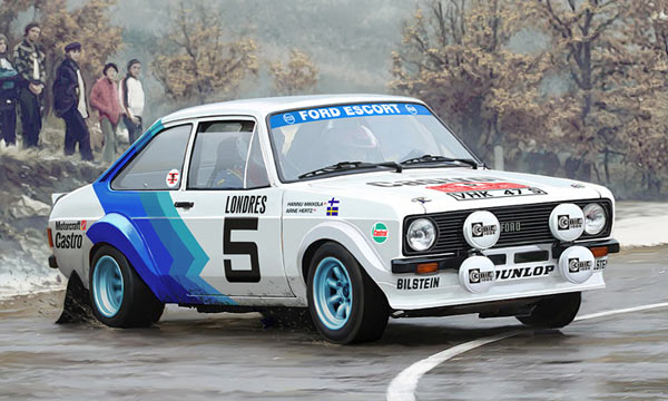 voiture Italeri Ford Escort RS1800 Mk.II Rally