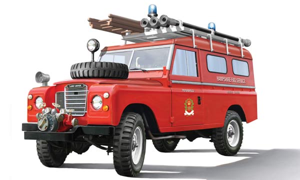voiture Italeri Land Rover Pompiers