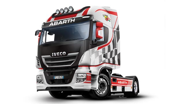 camion Italeri IVECO E5 Hiway &quot;Abarth&quot;