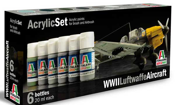 peinture Italeri Set Peintures Avions Luftwaffe