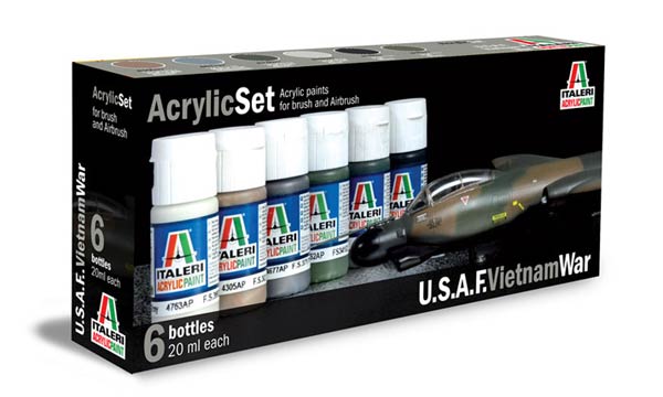 peinture Italeri Set Peintures USAF Vietnam