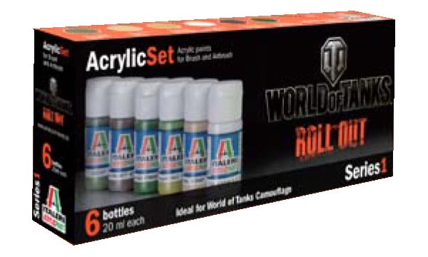 peinture Italeri Set peintures &quot;World of Tanks&quot;