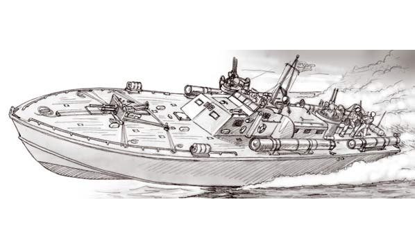 bateau Italeri MTB PT-109 J. F. Kennedy