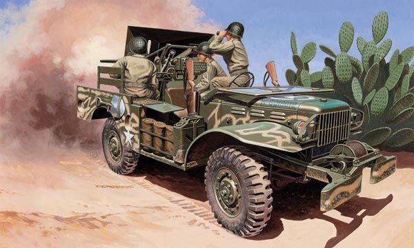 militaire Italeri M6 Gun Motor Carriage