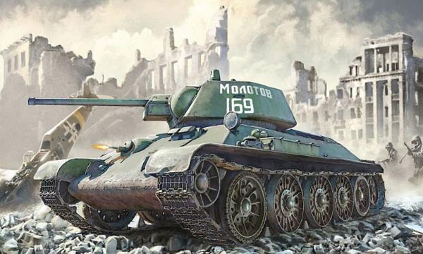 militaire Italeri T-34/76 Mod&egrave;le 1943