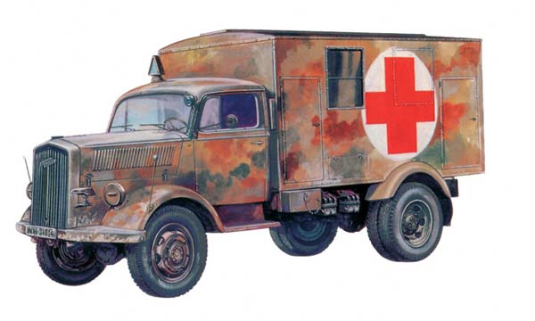 militaire Italeri Kfz.305 Ambulance