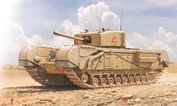 militaire Italeri Churchill Mk.III