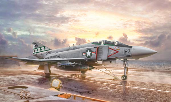 avion Italeri F-4J Phantom II