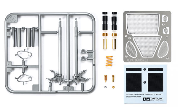 moto Tamiya Set D&eacute;tails Suzuki Ecstar GSX-RR