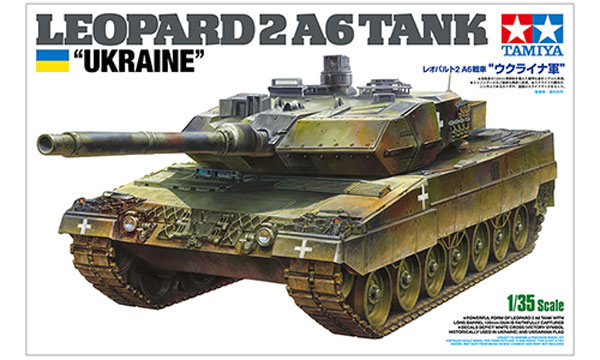 militaire Tamiya Leopard 2 A6 Ukraine