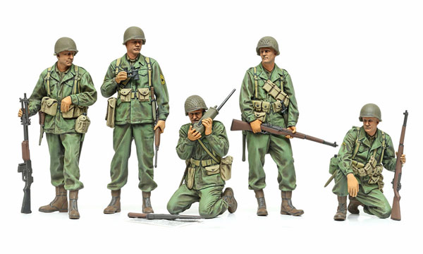 militaire Tamiya Groupe d&#039;&eacute;claireurs U.S. 2&eacute; G.M.