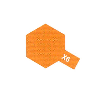 peinture Tamiya X6 Orange brillant  