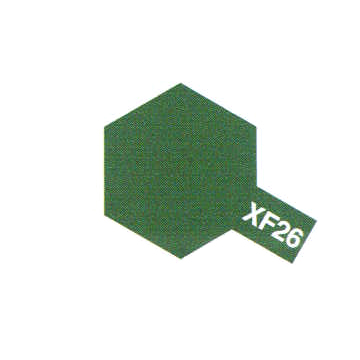 peinture Tamiya XF26 Vert Fonc&eacute; mat 