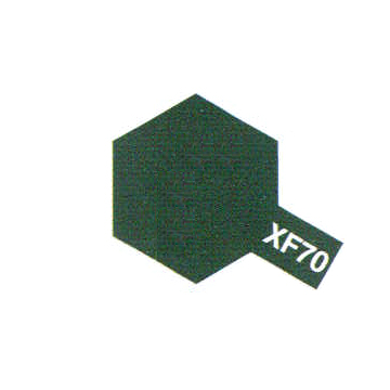 peinture Tamiya XF70 Vert Fonc&eacute; 2 mat